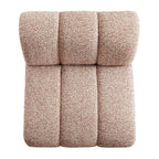 Granvia Musk Blush Boucle Modular Sofa, 1-Seater Armless Sofa