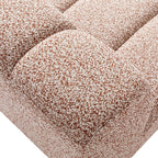Granvia Musk Blush Boucle Modular Sofa, 1-Seater Armless Sofa
