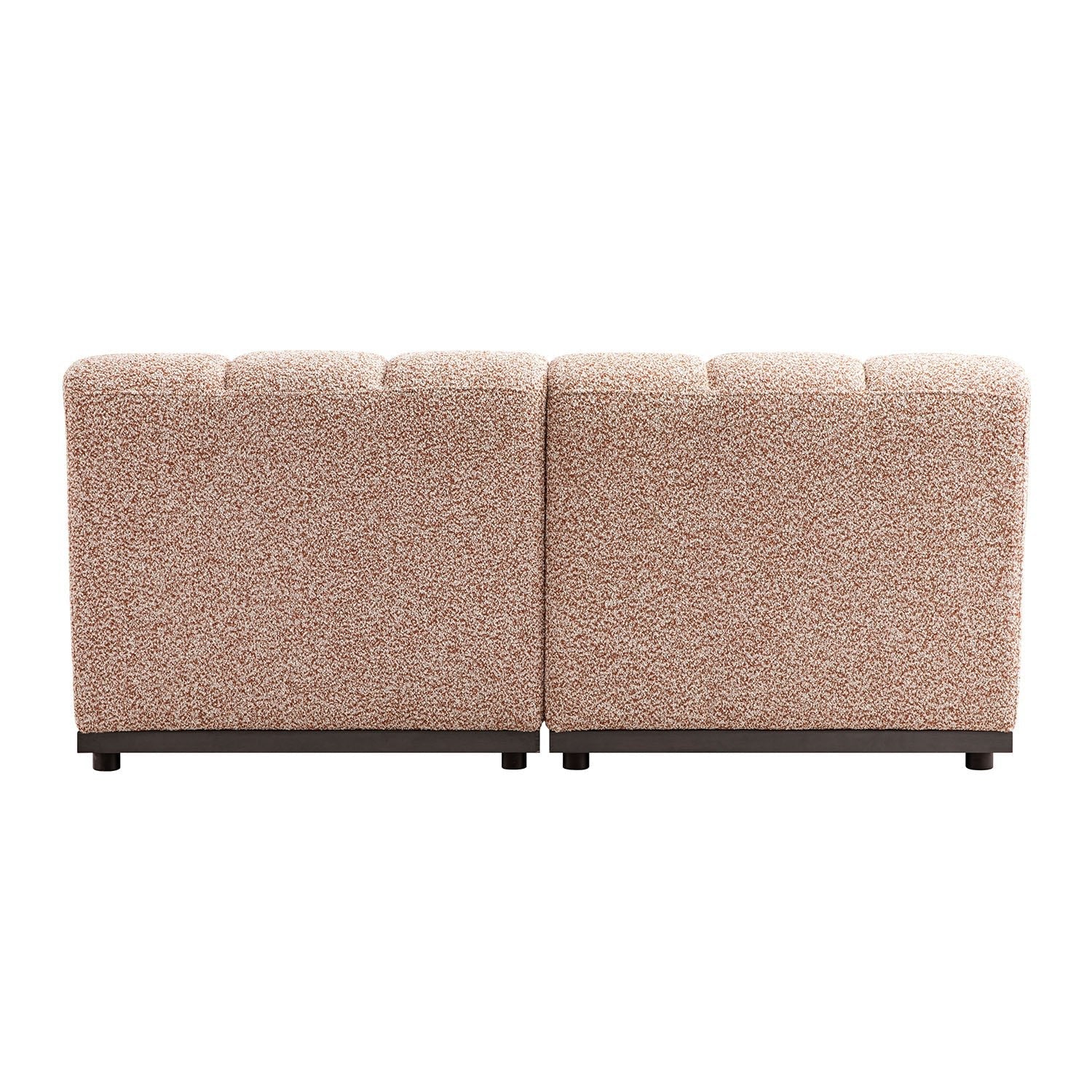 Granvia Musk Blush Boucle Modular Sofa, 2-Seater Sofa