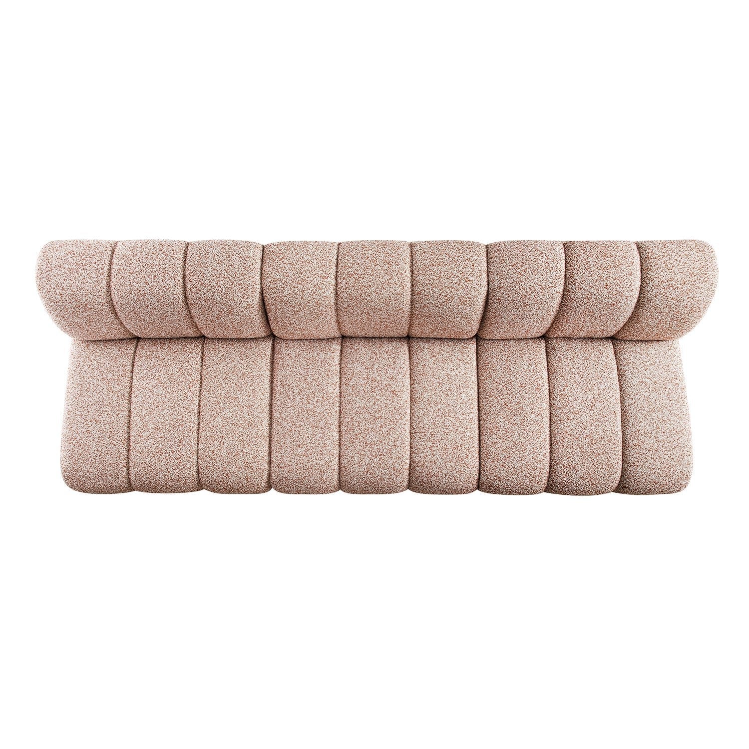 Granvia Musk Blush Boucle Modular Sofa, 3-Seater Sofa