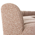 Granvia Musk Blush Boucle Modular Sofa, 5-Seater Grand L-Shaped Sofa