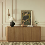 Maru Large 4-Door Sideboard, Oak