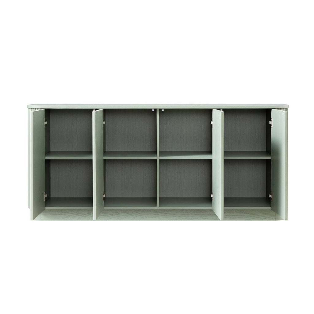 Maru Large 4-Door Sideboard, Sage Green