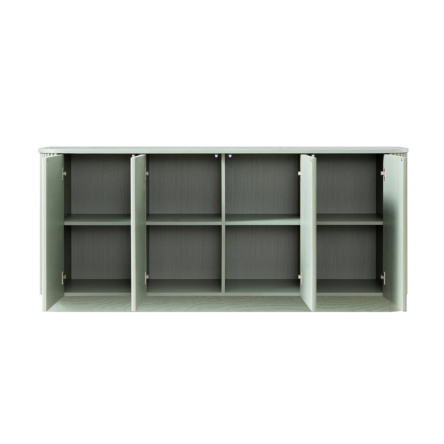 Maru Large 4-Door Sideboard, Sage Green