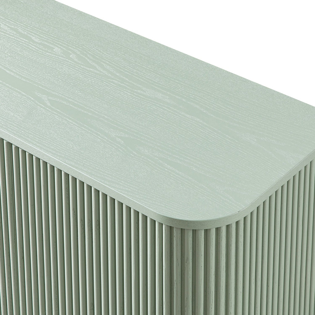 Maru Large 4-Door Sideboard, Sage Green