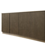 Maru Large 4-Door Sideboard, Silver Oak
