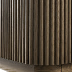 Maru Large 4-Door Sideboard, Silver Oak