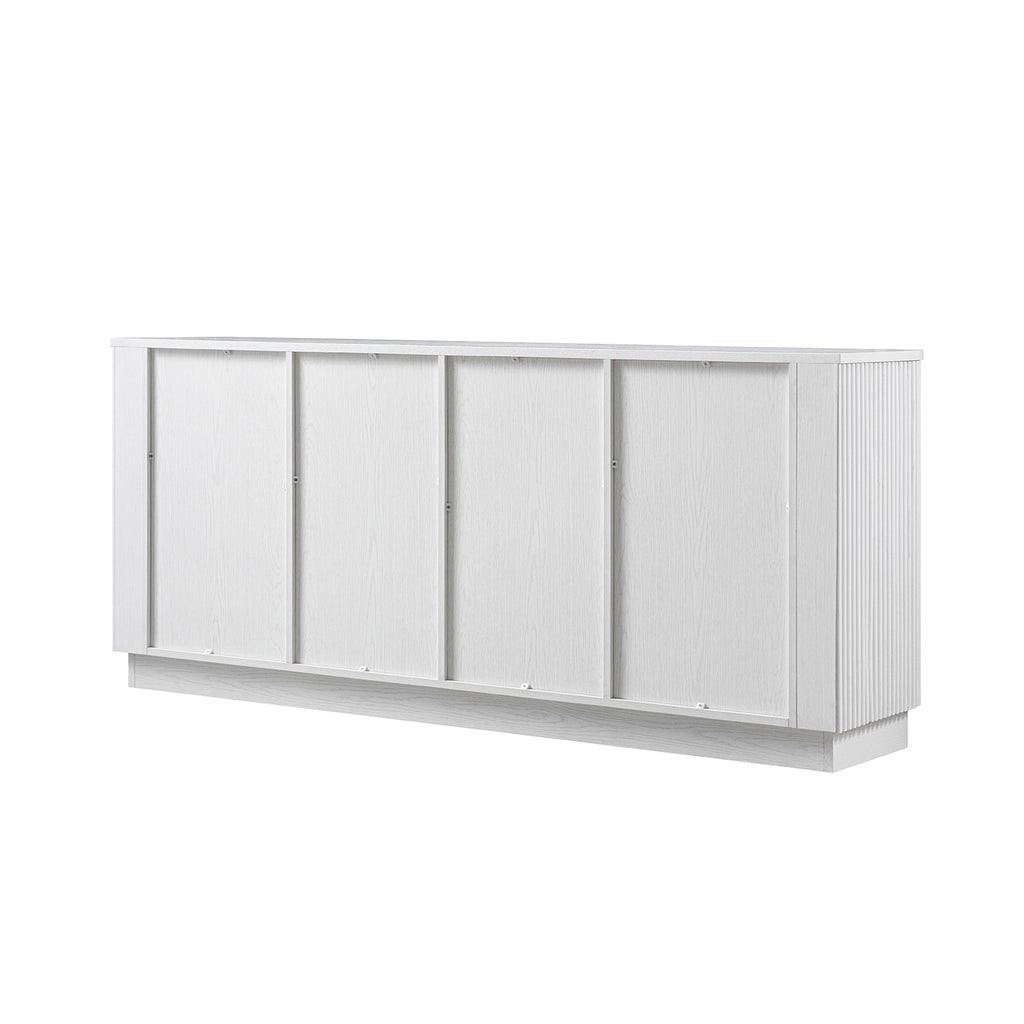 Maru Large 4-Door Sideboard, Washed White