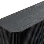 Maru Large 2-Door Sideboard with Drawers, Black