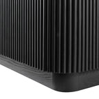 Maru Large 2-Door Sideboard with Drawers, Black