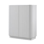 Maru Tall Cabinet, Washed White