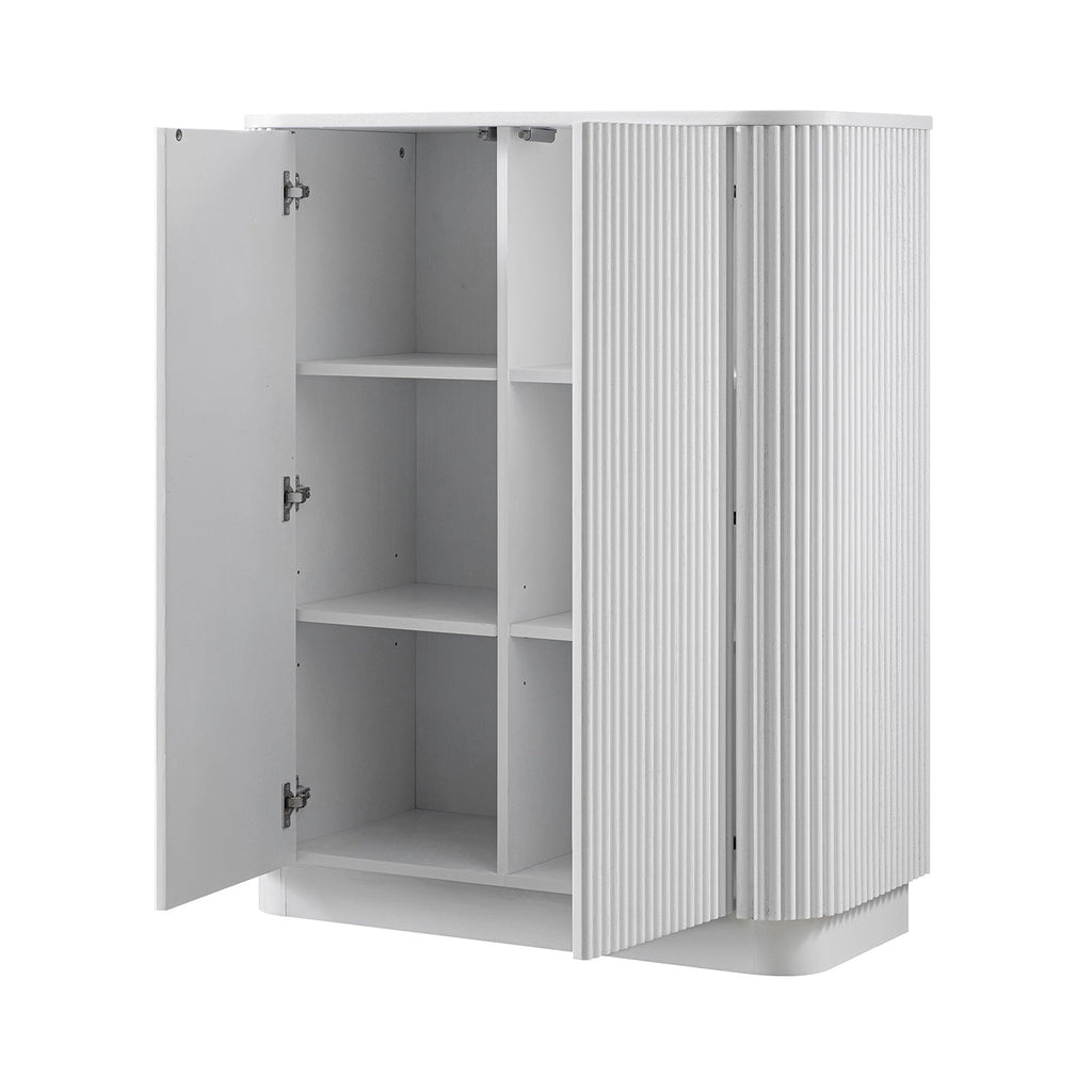Maru Tall Cabinet, Washed White