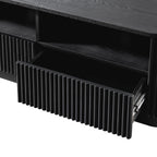 Maru 120cm TV Unit with Drawers, Black