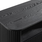 Maru 120cm TV Unit with Drawers, Black