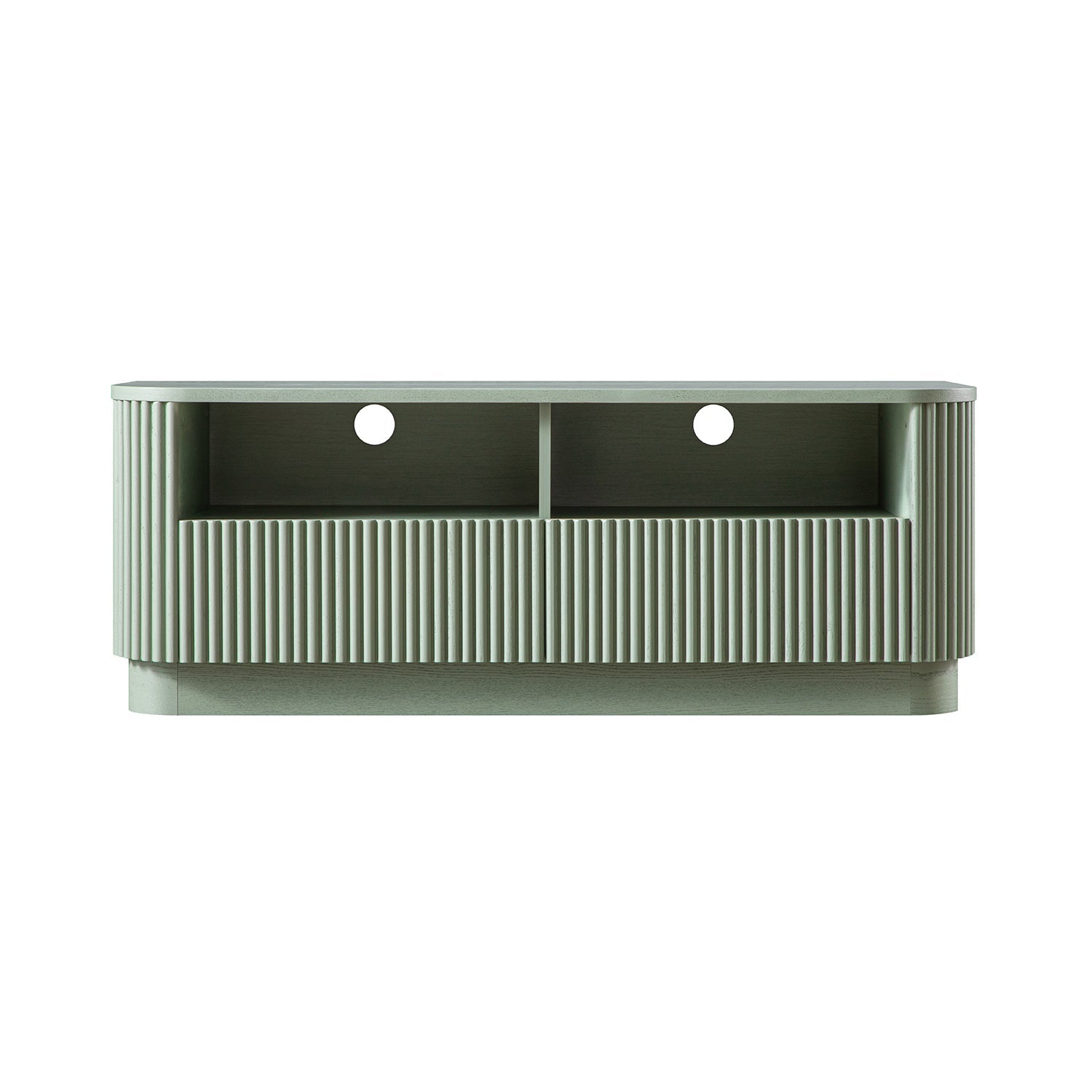 Maru 120cm TV Unit with Drawers, Sage Green