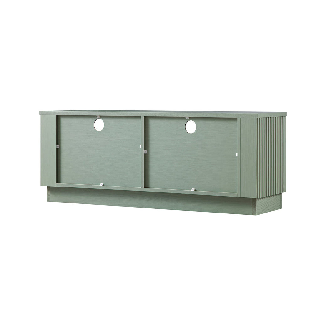 Maru 120cm TV Unit with Drawers, Sage Green