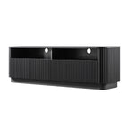 Maru 162cm TV Unit with Drawers, Black
