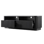 Maru 162cm TV Unit with Drawers, Black