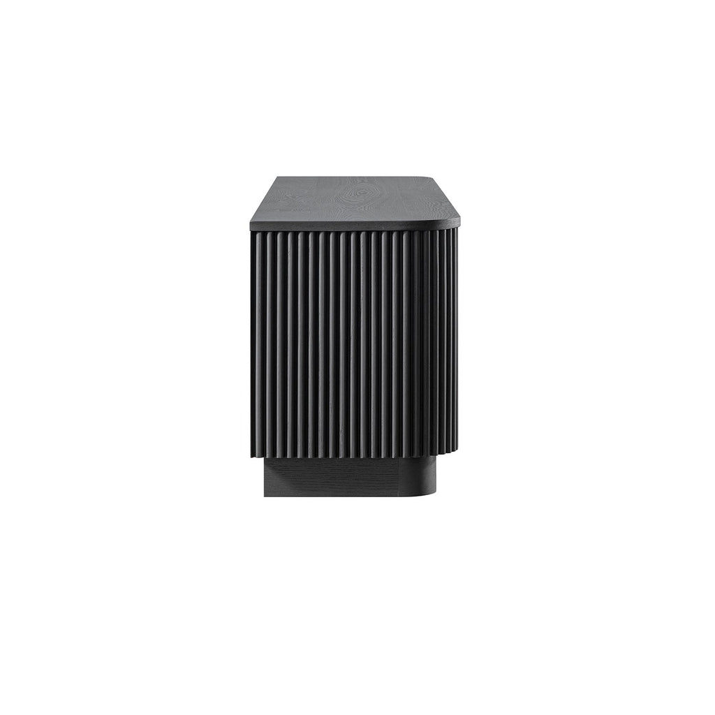 Maru 162cm TV Unit with Drawers, Black