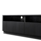 Maru 162cm TV Unit with Drawers, Black