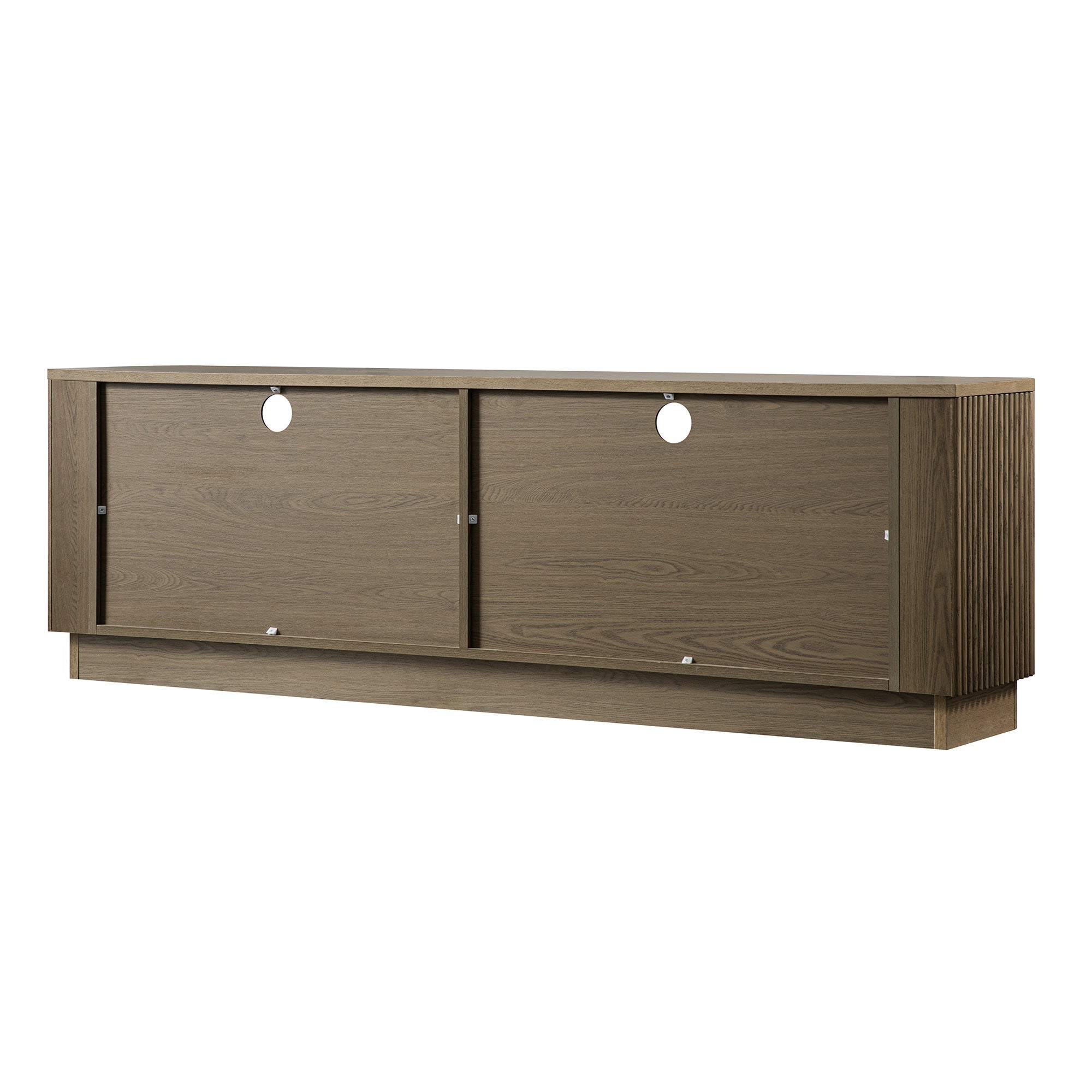 Maru 162cm TV Unit with Drawers, Silver Oak
