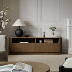 Maru 162cm TV Unit with Drawers, Silver Oak