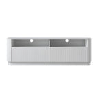 Maru 162cm TV Unit with Drawers, Washed White