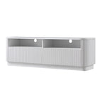 Maru 162cm TV Unit with Drawers, Washed White