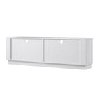 Maru 162cm TV Unit with Drawers, Washed White