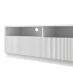 Maru 162cm TV Unit with Drawers, Washed White