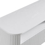 Maru 162cm TV Unit with Drawers, Washed White