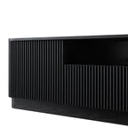Maru 200cm Wide TV Unit with Drawers, Black