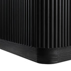 Maru 200cm Wide TV Unit with Drawers, Black