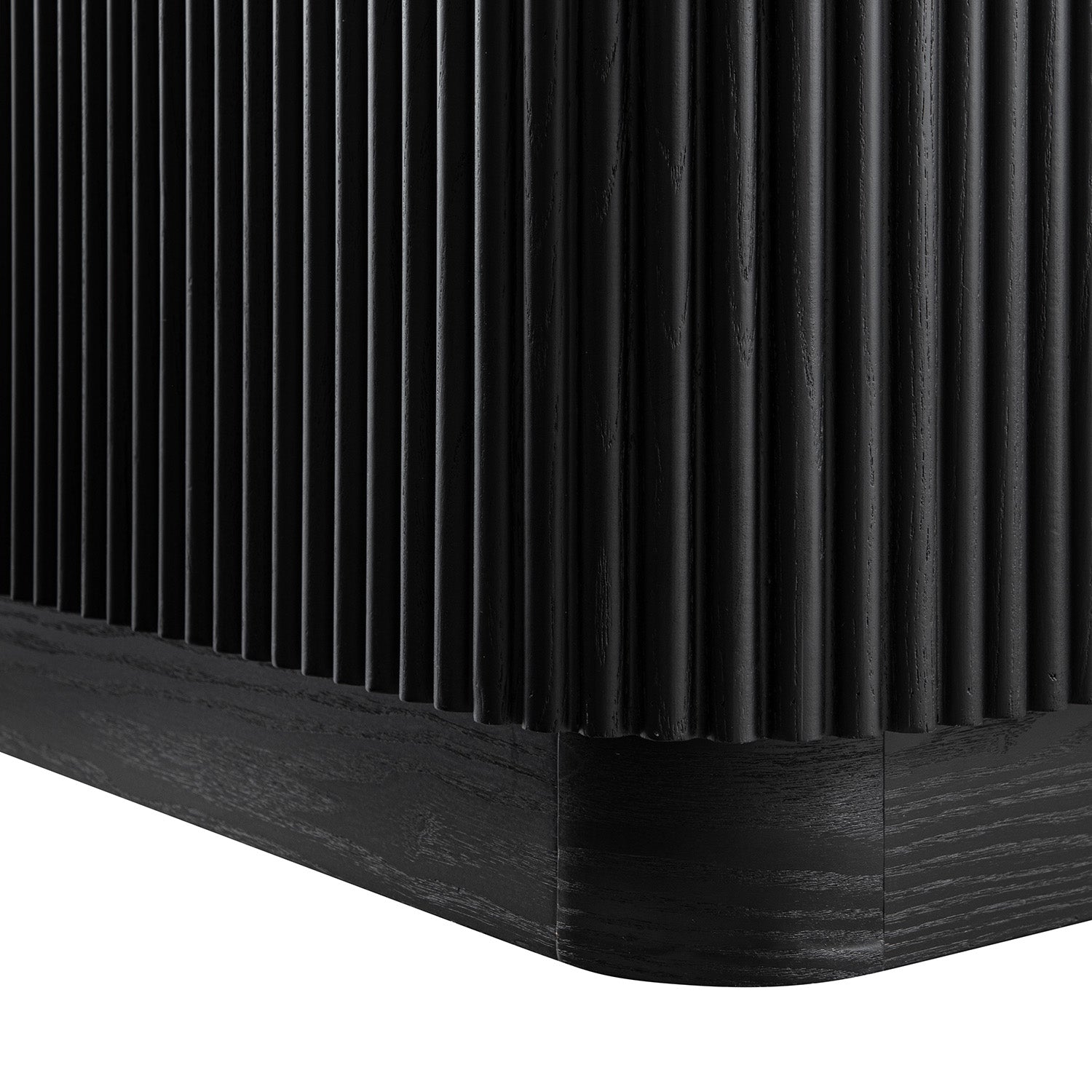 Maru 200cm Wide TV Unit with Drawers, Black