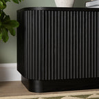 Maru 200cm Wide TV Unit with Drawers, Black