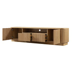 Maru 200cm Wide TV Unit with Drawers, Oak