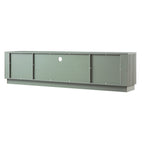 Maru 200cm Wide TV Unit with Drawers, Sage Green