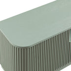 Maru 200cm Wide TV Unit with Drawers, Sage Green