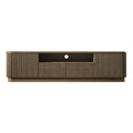 Maru 200cm Wide TV Unit with Drawers, Silver Oak