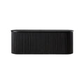 Maru Storage Ottoman Bench, Black