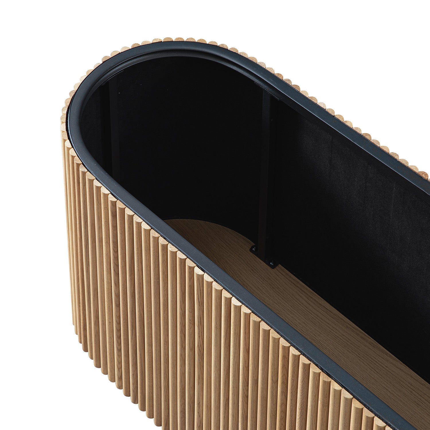 Maru Storage Ottoman Bench, Oak