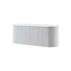 Maru Storage Ottoman Bench, Washed White