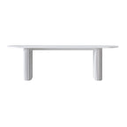 Maru 150cm Dining Bench, Washed White