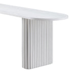 Maru 150cm Dining Bench, Washed White