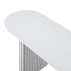 Maru 150cm Dining Bench, Washed White