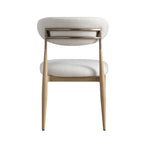 Dagmar Set of 2 Dining Chairs, Ivory Weave| Natural Frame