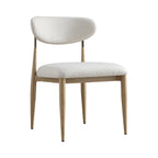 Dagmar Set of 2 Dining Chairs, Ivory Weave| Natural Frame