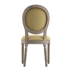 Lainston Set of 2 Classic Weathered Oak Dining Chairs, Fudge Velvet