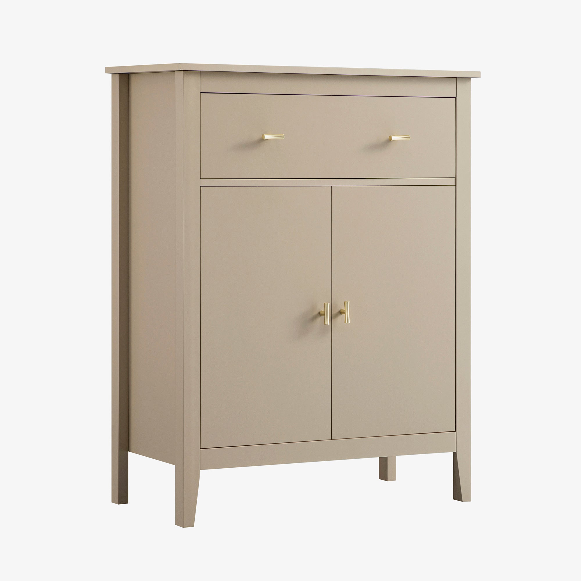 Oakham Small Sideboard with Drawer, Deep Greige