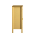 Oakham Small Sideboard with Drawer, Rattan Yellow